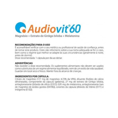 Audiovit 60 gélules
