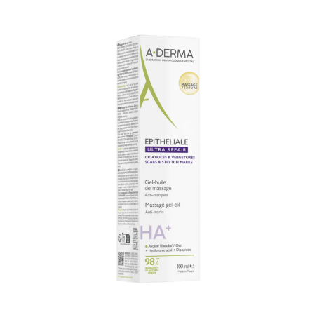 A-Derma Epitheliale A.H Gel-Huile de Massage Anti-Marques 100ml