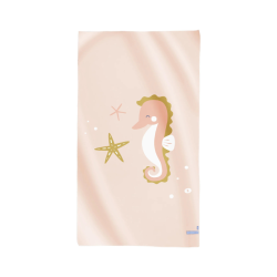 Saro Microfiber Towel Seahorse