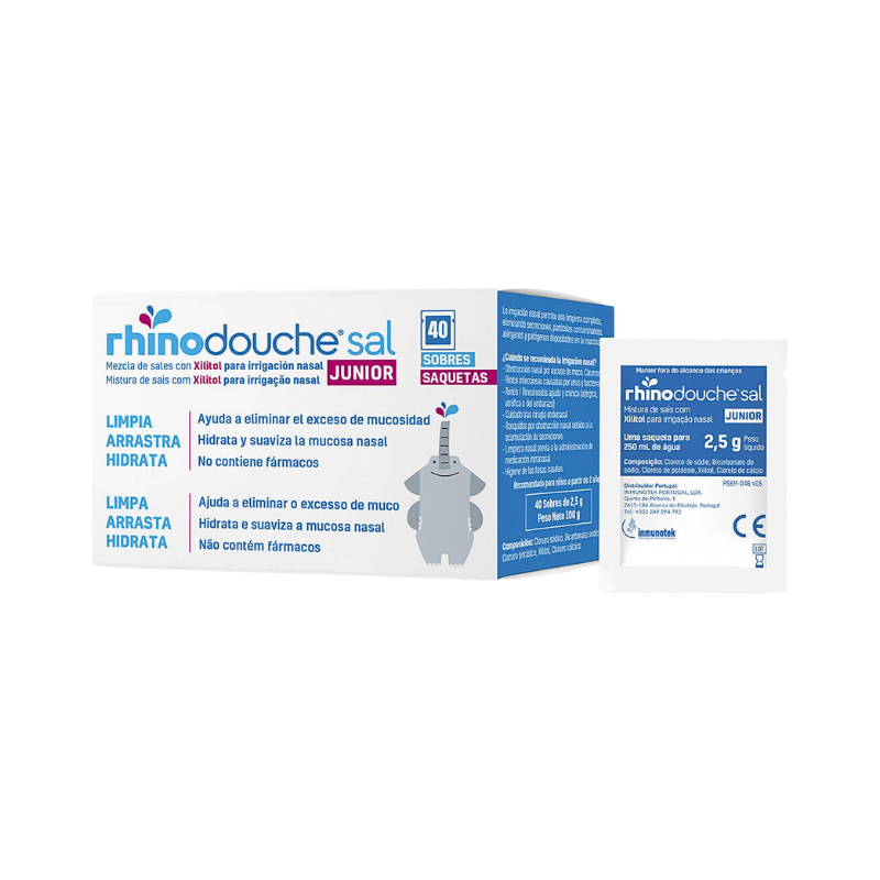 RhinoDouche Sal Junior Sobres 40x2,5g