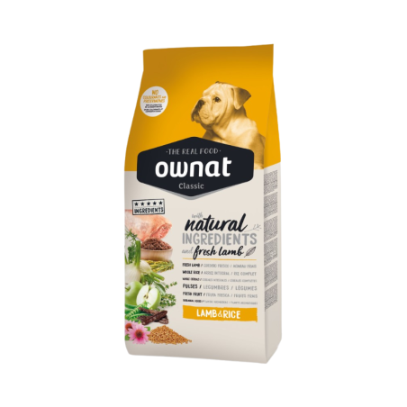 Ownat Classic Perro Lamb & Rice 12kg