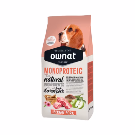 Ownat Classic Monoproteico Cão Iberian Pork 12kg