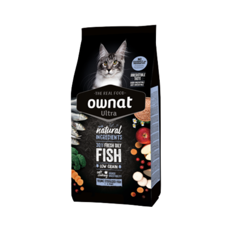 Ownat Ultra Cat Young Sterilized Fish 1.5kg