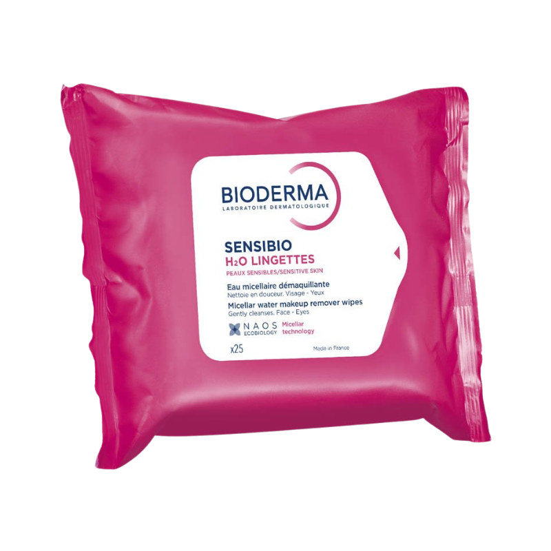 Bioderma Sensibio H2O Toalhetes 25 unidades
