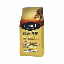 Ownat Grain Free Prime Dog Junior Chicken & Turkey 3kg