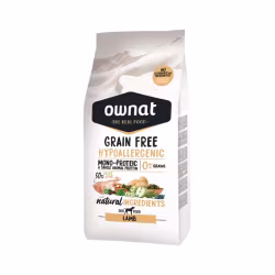 Ownat Grain Free Hypoallergenic Perro Lamb 3kg