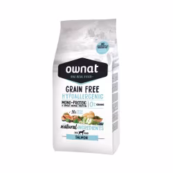 Ownat Grain Free Hypoallergenic Cão Salmon 3kg