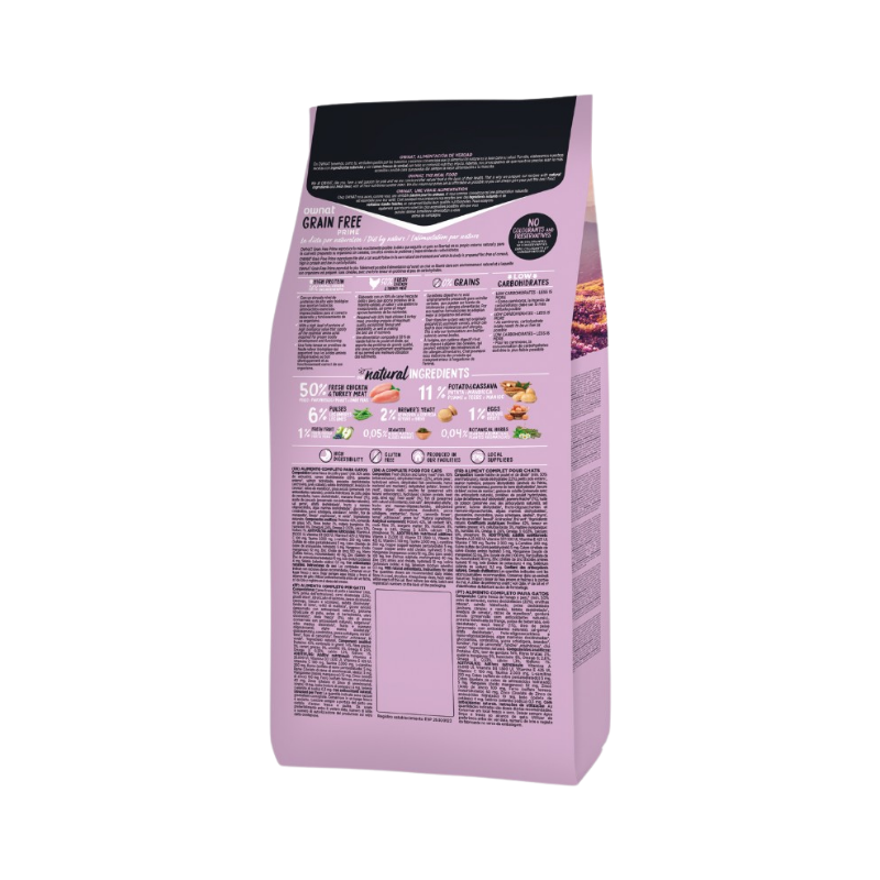 Ownat Grain Free Prime Chat Sterilized 3kg