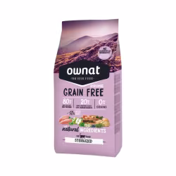 Ownat Grain Free Prime Gato Sterilized 3kg