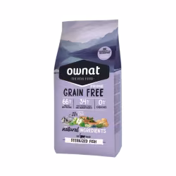 Ownat Grain Free Prime Chat Sterilized Fish 1kg