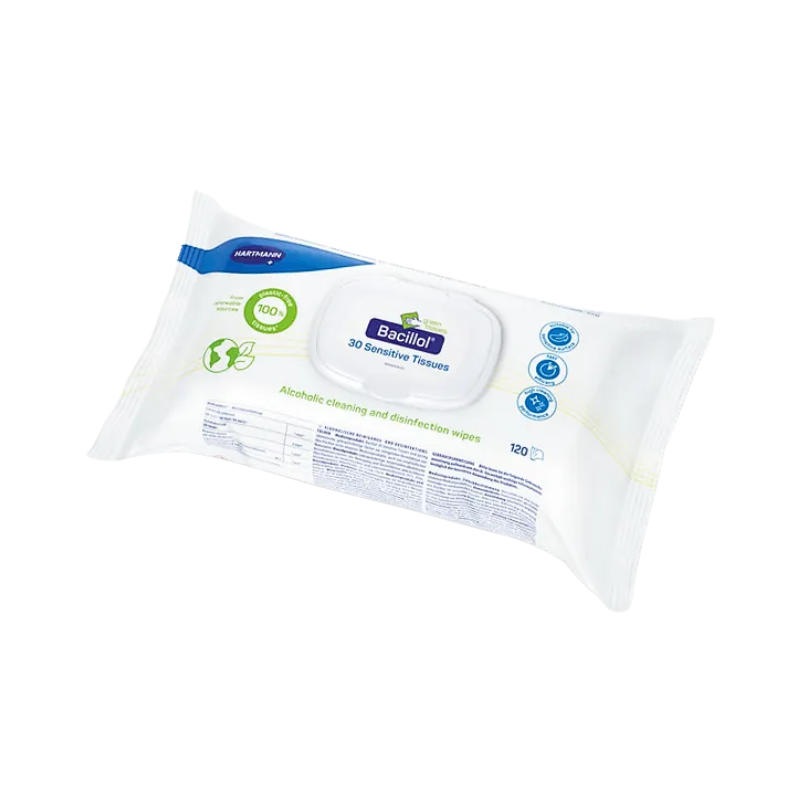 Bacillol 30 Sensitive Toalhetes 120 unidades