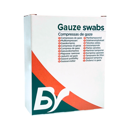 BV Gauze Swabs 5x5cm 12 units