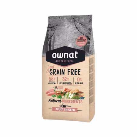 Ownat Just Grain Free Gato Adult Chicken 3kg