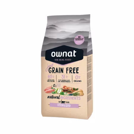 Ownat Just Grain Free Gato Sterilized 3kg