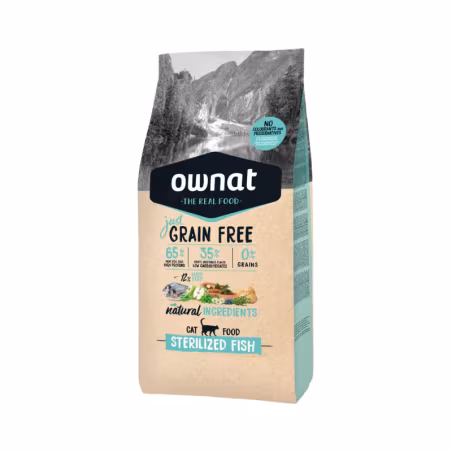 Ownat Just Grain Free Gato Sterilized Fish 1kg
