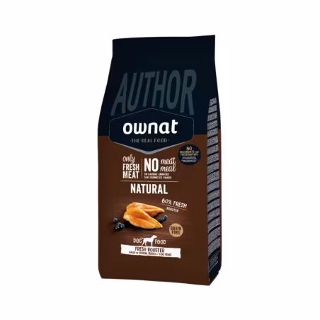 Ownat Author Grain Free Chien Fresh Rooster 10kg