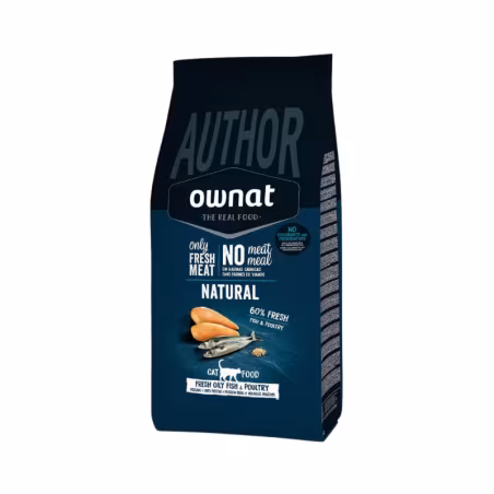 Ownat Author Gato Fresh Oily Fish & Poultry 1,5kg
