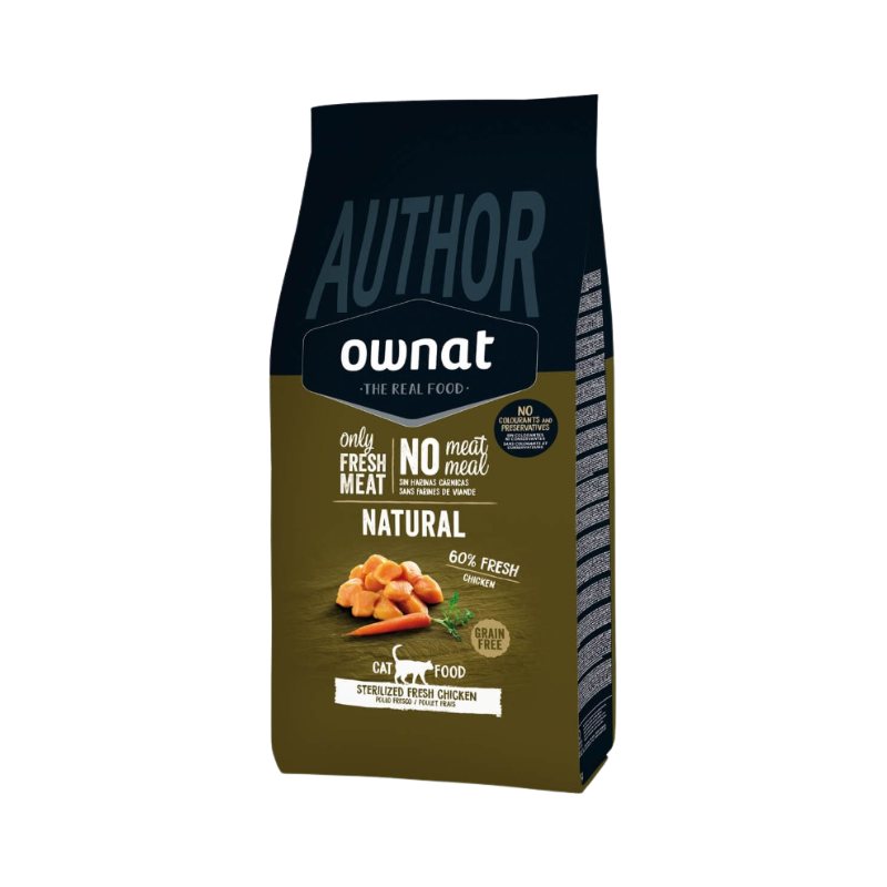 Ownat Author Grain Free Cat Sterilized Fresh Chicken 3kg
