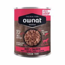 Ownat Wetline Cão Beef & Salmon 12x395g