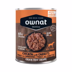 Ownat Wetline Dog Chicken with Carrots 12x395g
