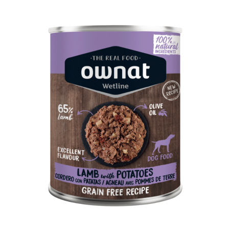 Ownat Wetline Perro Cordero con Patatas 12x395g