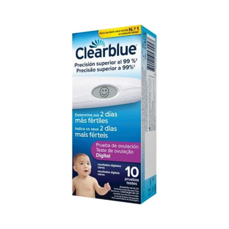 Clearblue Teste de Ovulação 10 unidades Clearblue Teste de Ovulação 10 unidades