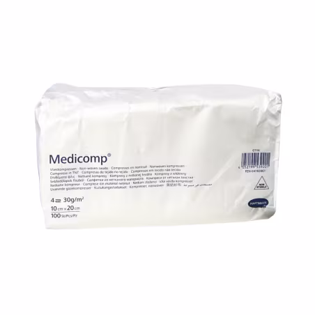Medicomp Compressas Não Tecido Não Estéril 10x20cm 100 unidades