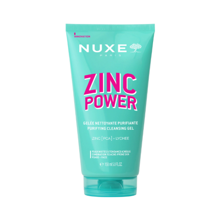 Nuxe Zinc Power Gelée Nettoyante Purifiante 150ml