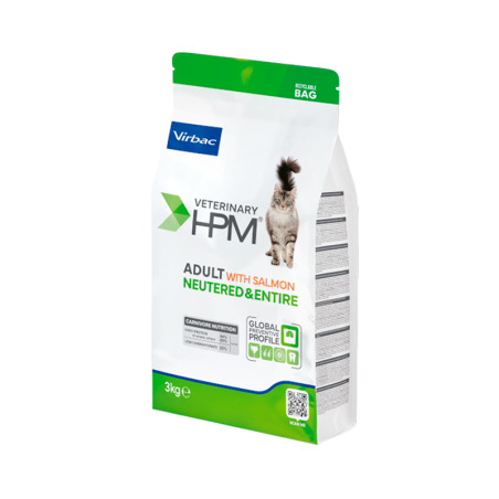 Virbac Veterinary HPM Adult Neutered & Entire Cat Salmon 3kg
