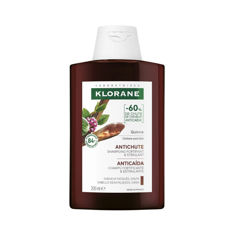 Klorane Capilar Champô com Quinina e Edelvaisse Bio 200ml