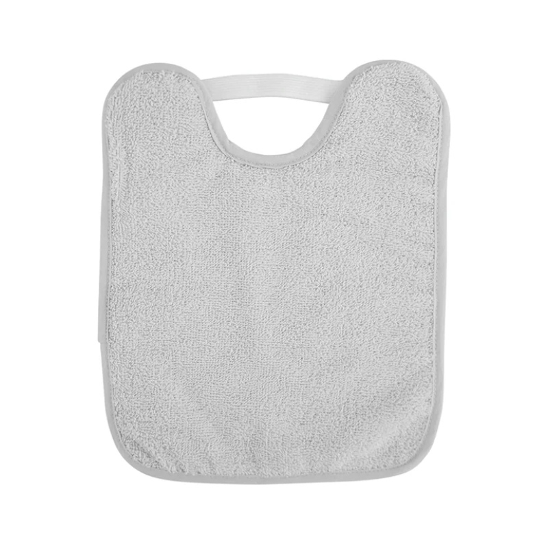 Saro Babero Rizo Plastificado con Goma Gris