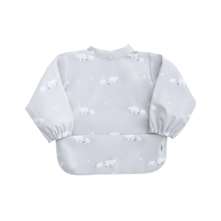 Saro Babero Impermeable con Mangas Polaris Gris