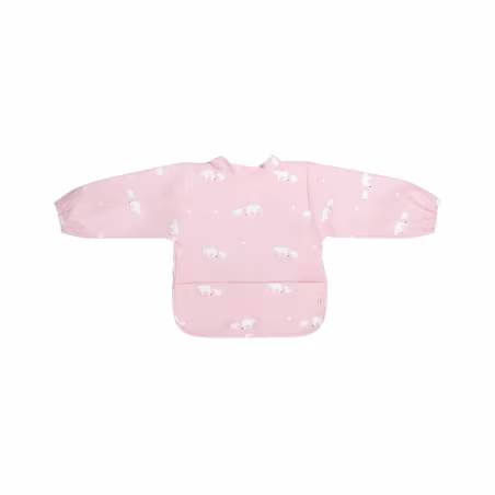 Saro Waterproof Bib with Sleeves Polaris Pink