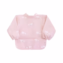 Saro Babero Impermeable con Mangas Polaris Rosa