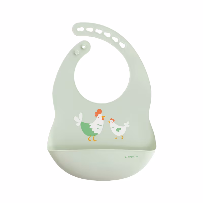 Saro Silicone Bib Party Funny Farm