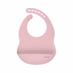 Saro Babero de Silicona Rosa