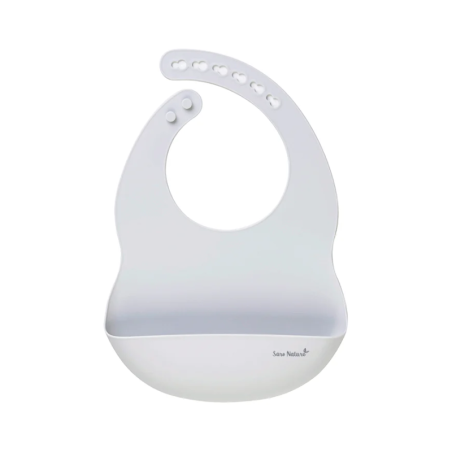 Saro Babete de Silicone Cinzento