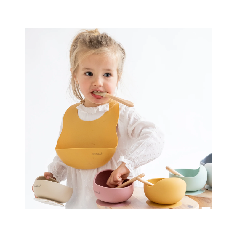 Saro Bavoir en Silicone Moutarde