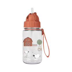 Saro Bottle with Straw and Hanger 450ml