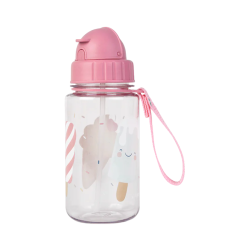 Saro Bouteille avec Paille et Poignée Ice Cream 450ml