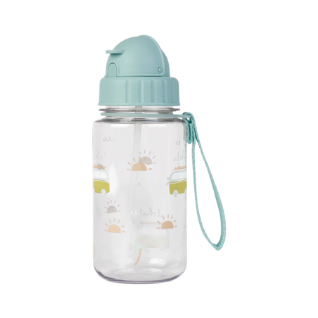 Saro Bottle with Straw and Hanger Aloha 450ml