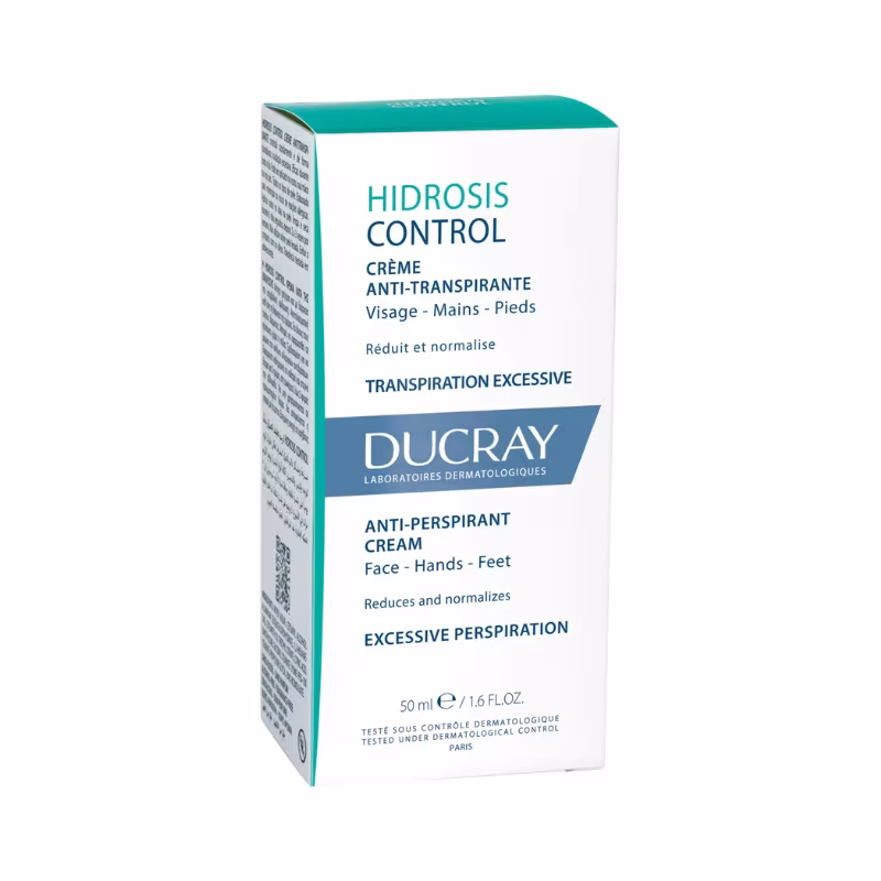Ducray Hidrosis Control Crema Antitranspirante Rostro Manos y Pies 50ml