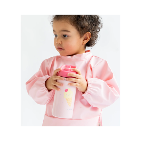 Saro Bouteille Isotherme avec Paille Ice Cream 350ml