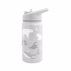 Saro Garrafa Térmica com Palhinha Polaris Cinzento 350ml