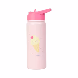 Saro Bouteille Isotherme avec Paille Ice Cream 500ml