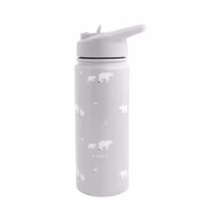 Saro Garrafa Térmica com Palhinha Polaris Cinzento 500ml