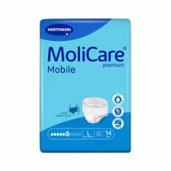 MoliCare Premium Mobile 6 Gotas Tam L 14 unidades