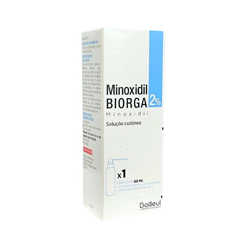 Minoxidil Biorga 2% Solution Cutanée 60ml