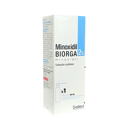 Minoxidil Biorga 2% Solution Cutanée 60ml