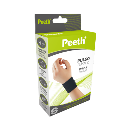 Peeth Elastic Wrist Support S Black 1 unit